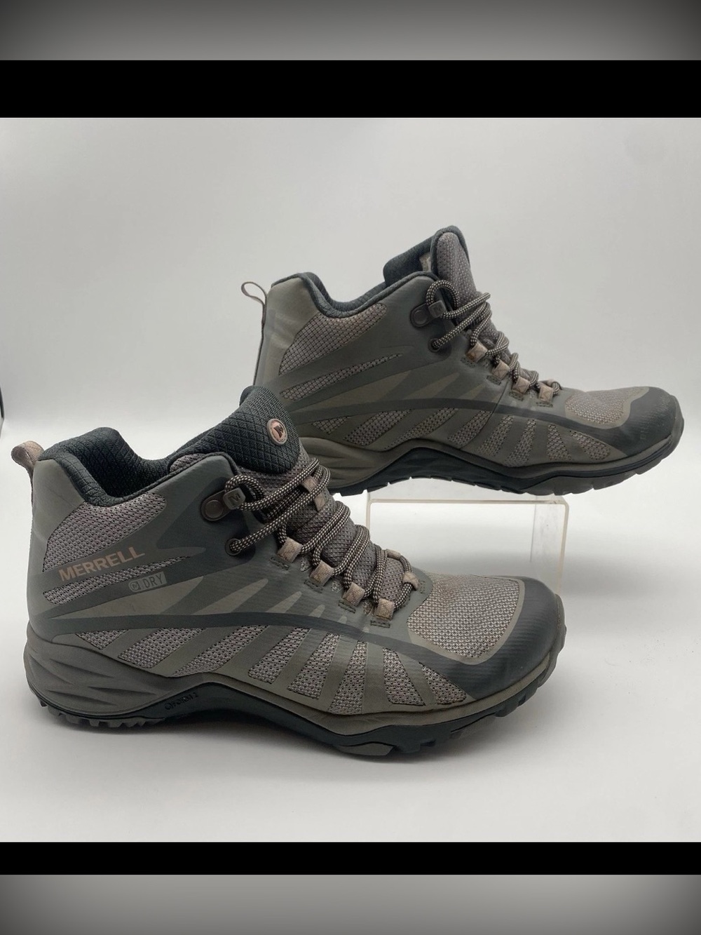 Merrell Hiking Boots Women's Size 9.5 Siren Edge Q2 Shoes Gray Outdoors J46578